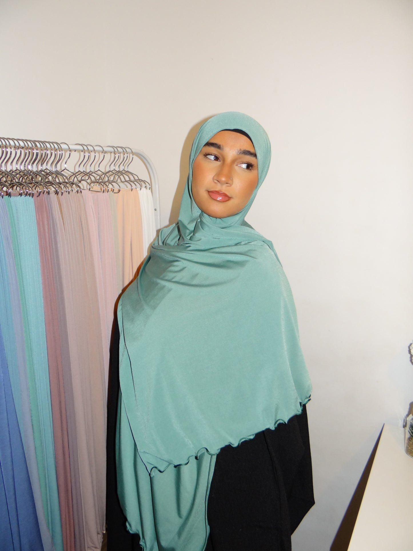 JERSEY PREMIUM FRISÉ LARISSA - VERT ÉMERAUDE