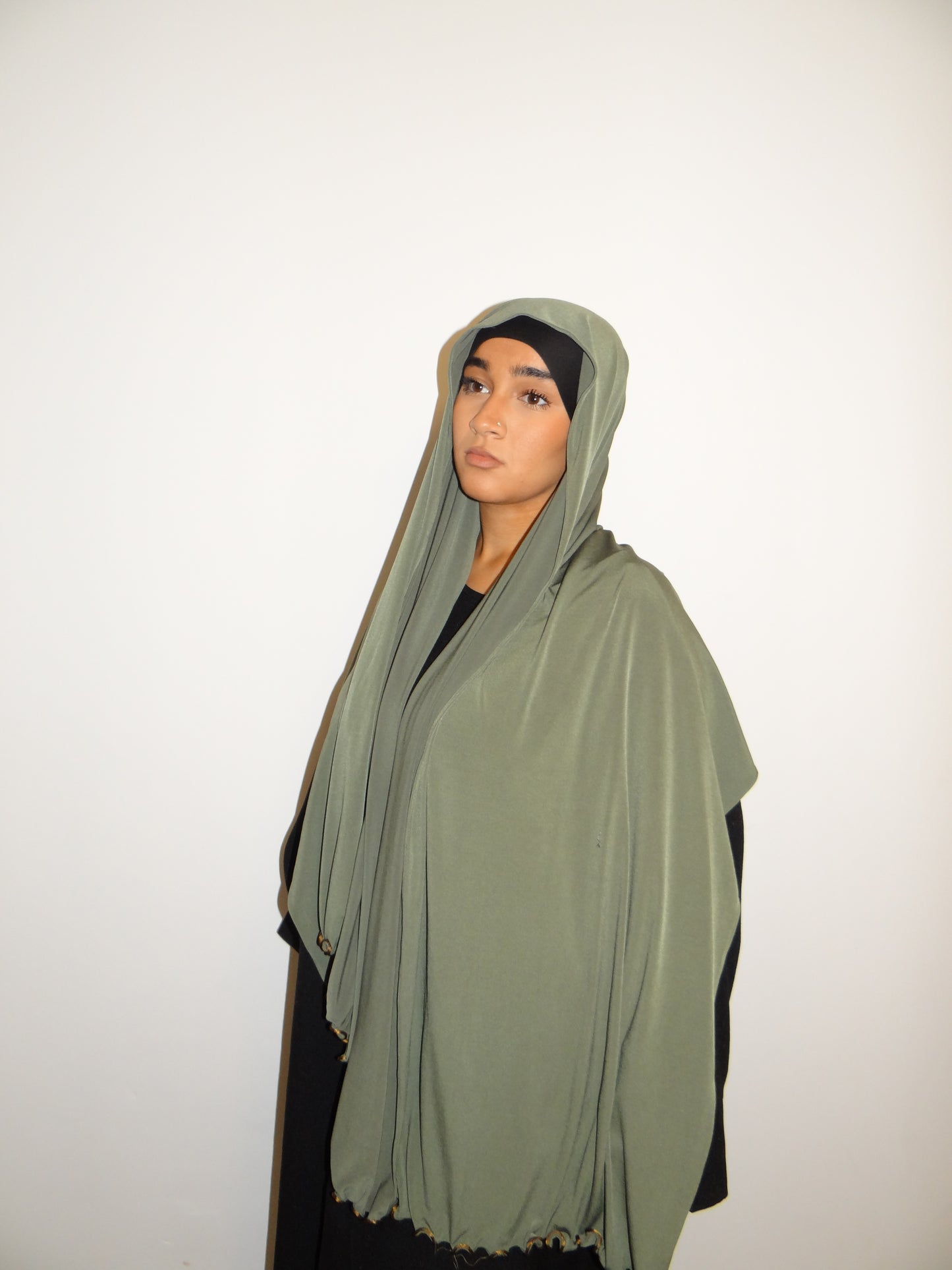 JERSEY PREMIUM FRISÉ LARISSA - VERT OLIVE