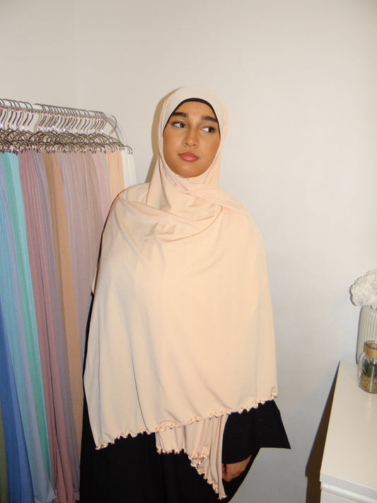 JERSEY PREMIUM FRISÉ LARISSA - PEACH
