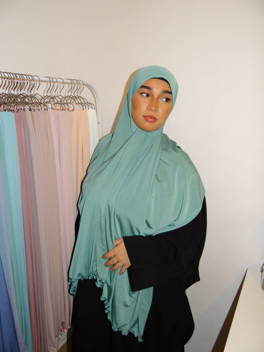 JERSEY PREMIUM FRISÉ LARISSA - VERT ÉMERAUDE