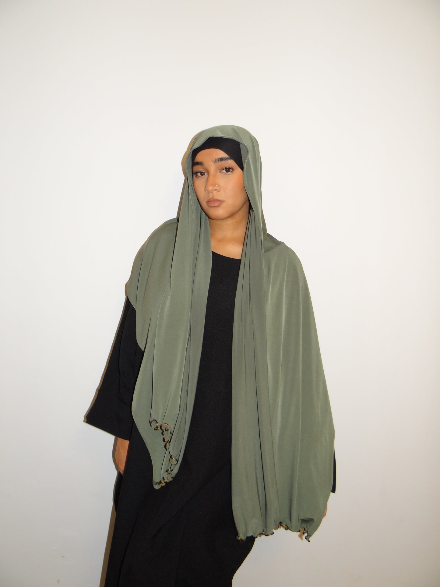 JERSEY PREMIUM FRISÉ LARISSA - VERT OLIVE