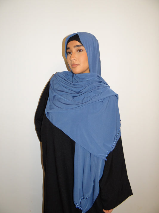 JERSEY PREMIUM FRISÉ LARISSA - BLEU PÉTROLE